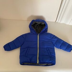 NWT GYMBOREE Boys Winter Puffer Jacket Fleece